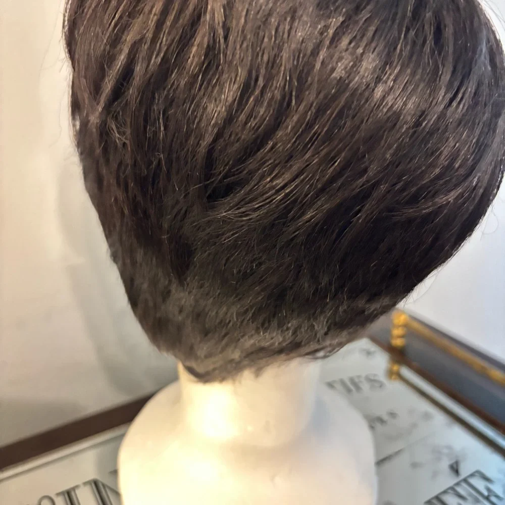 Women’s Wig Brand New Brunette Hair Wig Synthetic Short Cute   ￼ - Picture 6 of 9